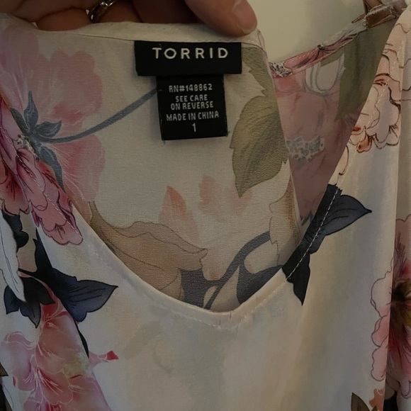 Torrid Floral Off the Shoulder Top - Picture 5 of 5